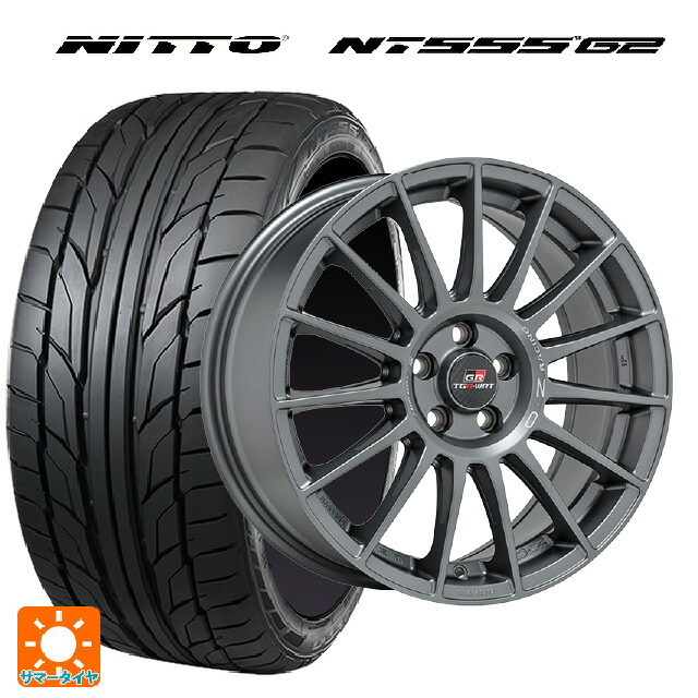 トヨタ ハリアー(80系)用 245/40R21 100Y ニットー NT555 G2 オーゼット レーシング スーパーツーリズモ TGR-WRT ラリーグラファイト 新品サマータイヤホイール 4本セット