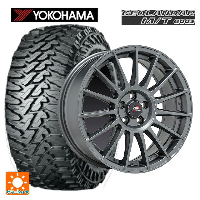 トヨタ ランドクルーザー300(300系)用 275/65R18 123/120Q ヨコハマ ジオランダー M/T G003 正規品 オーゼット レーシング スーパーツーリズモ TGR-WRT ラリーグラファイト 新品サマータイヤホイール 4本セット