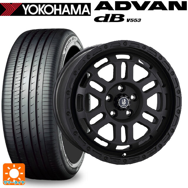 トヨタ GRヤリス(PA系)用 235/40R18 95W XL ヨコハマ アドバンデシベル V553 正規品 阿部商会 ラ･ストラーダ ディスカバー WB 新品サマータイヤホイール 4本セット