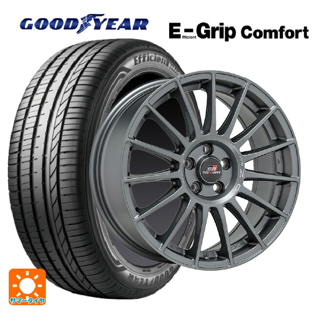 245/35R20 95W XL グッドイヤー エフィシェントグリップ コンフォート オーゼット レーシング スーパーツーリズモ TGR-WRT ラリーグラファイト 20-8.5J 国産車用 サマータイヤホイール4本セット