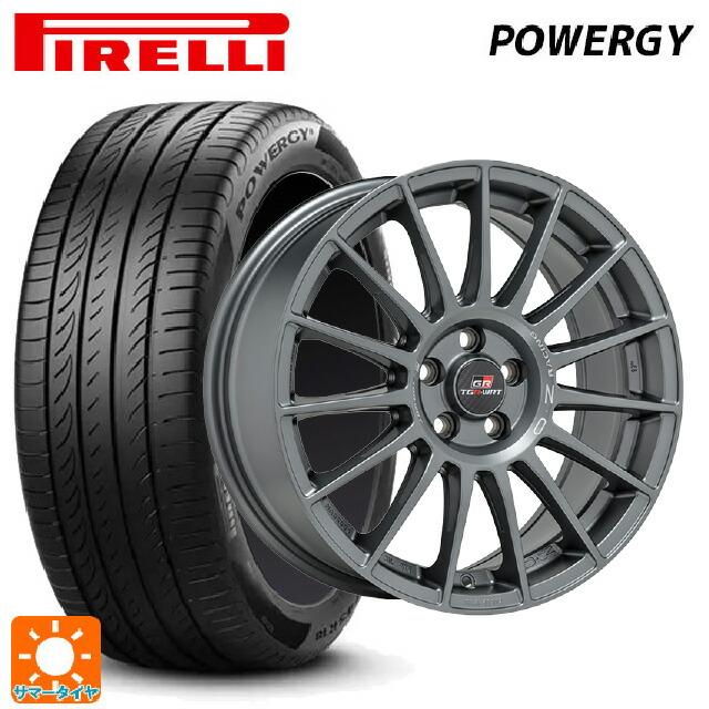 215/50R17 95W XL ピレリ パワジー 正規品 オーゼット レーシング スーパーツーリズモ TGR-WRT ラリーグラファイト 17-7J 国産車用 サマータイヤホイール4本セット|タイヤホイール専門店コニシタイヤ