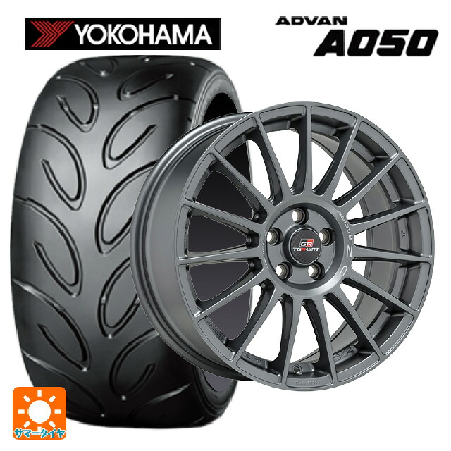 ホンダ ステップワゴン(RP6~8)用 225/40R18 88W ヨコハマ アドバン A050 コンパウンド M 正規品 オーゼット レーシング スーパーツーリズモ TGR-WRT # ラリーグラファイト 新品サマータイヤホイール 4本セット