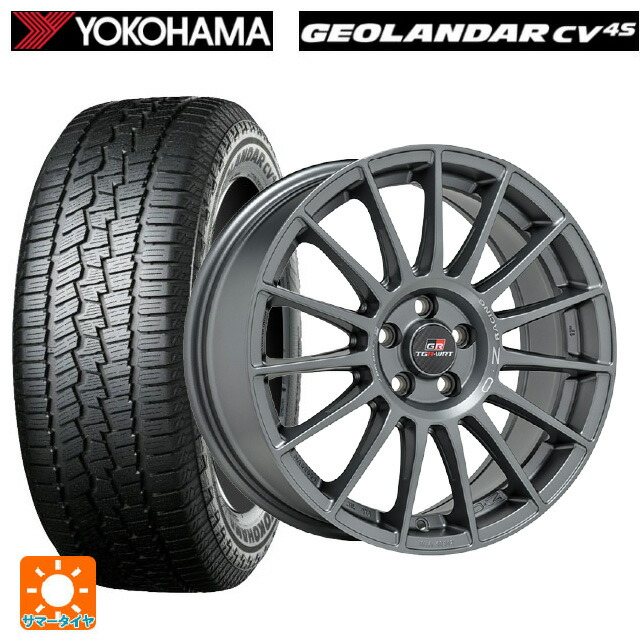 225/60R17 99V ヨコハマ ジオランダー CV G058 正規品 オーゼット レーシング スーパーツーリズモ TGR-WRT ラリーグラファイト 17-7J 国産車用 サマータイヤホイール4本セット｜タイヤホイール専門店コニシタイヤ