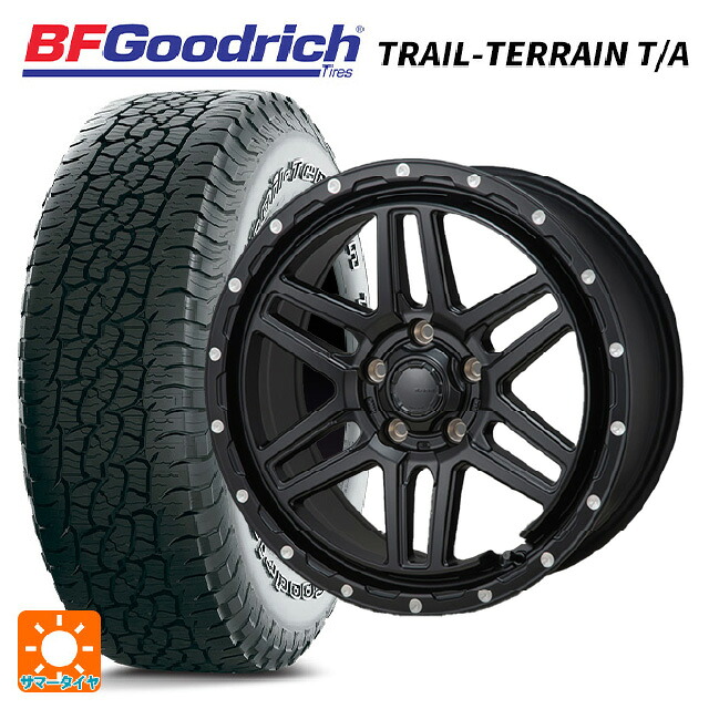 ミツオカ バディ()用 225/65R17 102T BFグッドリッチ トレイルテレーン T/A ホワイトレター 正規品 ジャパン三陽 ハイブロック エルデ Satin Black/Milling 新品サマータイヤホイール 4本セット
