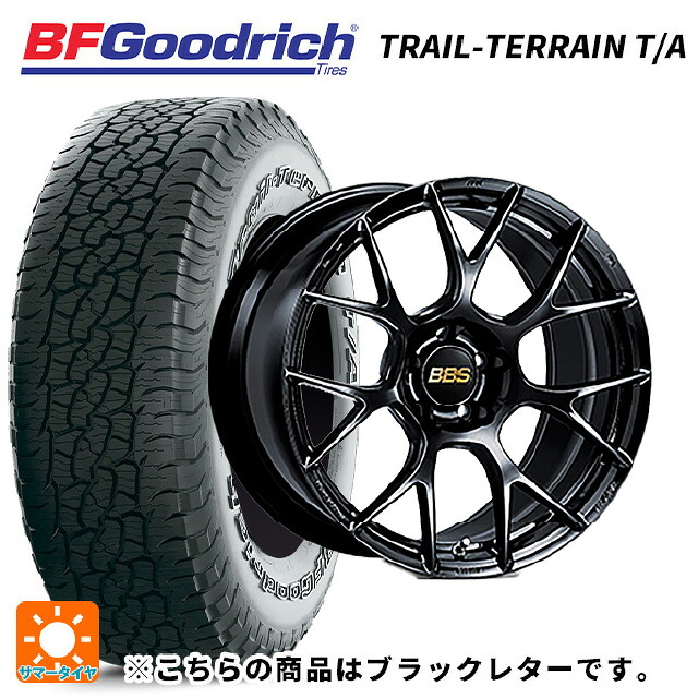 スバル フォレスター(SL系)用 225/55R18 102H XL BFグッドリッチ トレイルテレーン T/A ブラックレター 正規品 BBS RE-V7 BK 新品サマータイヤホイール 4本セット|タイヤホイール専門店コニシタイヤ