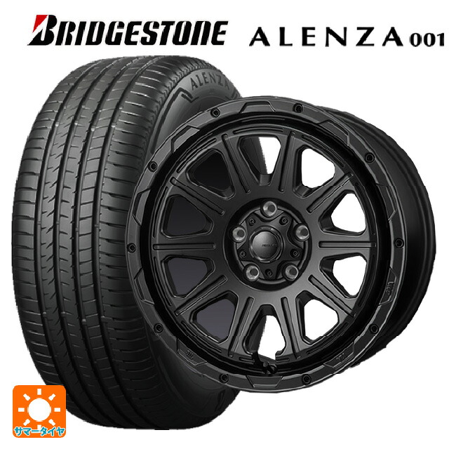 トヨタ アルファード(30系)用 225/60R17 99V ブリヂストン アレンザ001 正規品 # ジャパン三陽 ハイブロック レグルス サテンブラック 新品サマータイヤホイール 4本セット|タイヤホイール専門店コニシタイヤ