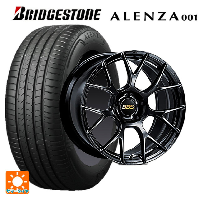 トヨタ アルファード(40系)用 245/45R20 99V ブリヂストン アレンザ001 正規品 # BBS RE-V7 BK 新品サマータイヤホイール 4本セット
