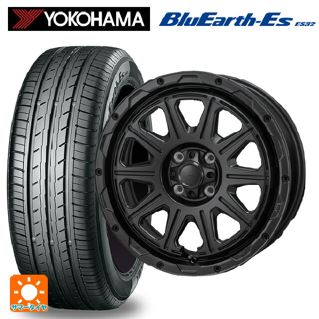 175/60R16 82H ヨコハマ ブルーアースEs ES32 # ジャパン三陽 ハイブロック レグルス サテンブラック 16-6J 国産車用 サマータイヤホイール4本セット|タイヤホイール専門店コニシタイヤ