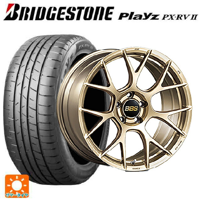 トヨタ アルファード(30系)用 2024年製 245/40R19 98W XL ブリヂストン プレイズ PX-RV2 正規品 # BBS RE-V7 GL 新品サマータイヤホイール 4本セット
