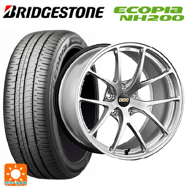205/65R16 95H ブリヂストン エコピア NH200 正規品 BBS RI-A DS 16-7J 国産車用 サマータイヤホイール4本セット