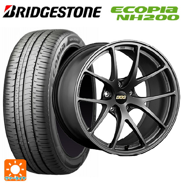 205/65R16 95H ブリヂストン エコピア NH200 正規品 BBS RI-A MGR 16-7J 国産車用 サマータイヤホイール4本セット
