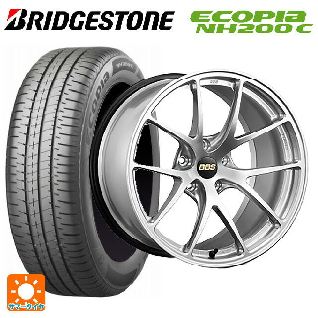 175/60R16 82H ブリヂストン エコピア NH200C 正規品 BBS RI-A DS 16-7J 国産車用 サマータイヤホイール4本セット