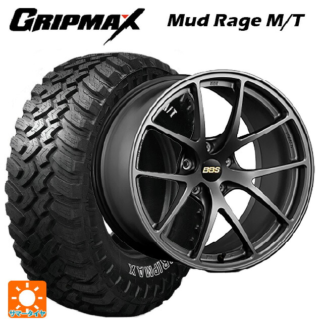 2022年製 235/70R16 106Q グリップマックス マッドレイジ M/T ホワイトレター BBS RI-A MGR 16-7J 国産車用 サマータイヤホイール4本セット 158,490円