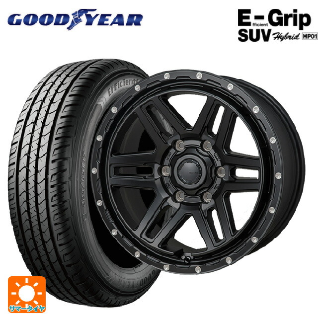 トヨタ ランドクルーザープラド(150系)用 275/65R17 115H グッドイヤー エフィシェントグリップSUV HP01 ジャパン三陽 ハイブロック エルデ Satin Black/Milling 新品サマータイヤホイール 4本セット｜タイヤホイール専門店コニシタイヤ