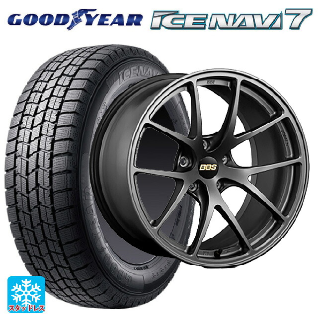 2023年製 225/45R18 91Q グッドイヤー アイスナビ7(数量限定) BBS RI-A MGR 18-7.5J 国産車用 スタッドレスタイヤホイール4本セット