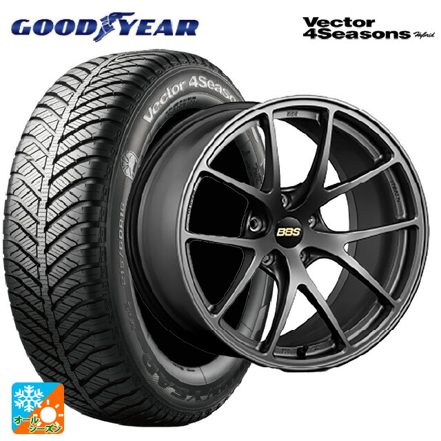 205/55R16 91H グッドイヤー ベクターフォーシーズンズ ハイブリッド BBS RI-A MGR 16-7J 国産車用 オールシーズンタイヤホイール4本セット|タイヤホイール専門店コニシタイヤ