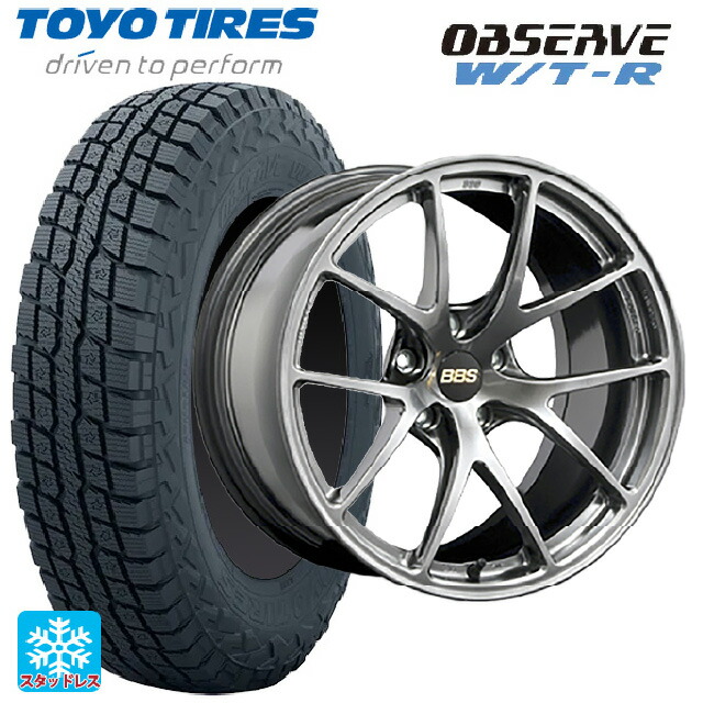 245/65R17 111Q XL トーヨー オブザーブ W/T-R BBS RI-A DB 17-7.5J 国産車用 スタッドレスタイヤホイール4本セット