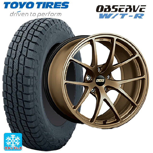245/65R17 111Q XL トーヨー オブザーブ W/T-R BBS RI-A MBZ 17-7.5J 国産車用 スタッドレスタイヤホイール4本セット