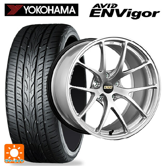 235/55R18 104W ヨコハマ エービット エンビガー S321 BBS RI-A DS 18-8J 国産車用 サマータイヤホイール4本セット