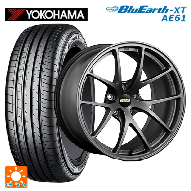 トヨタ ライズハイブリッド(A202)用 195/65R16 92H ヨコハマ ブルーアースXT AE61 BBS RI-A MGR 新品サマータイヤホイール 4本セット