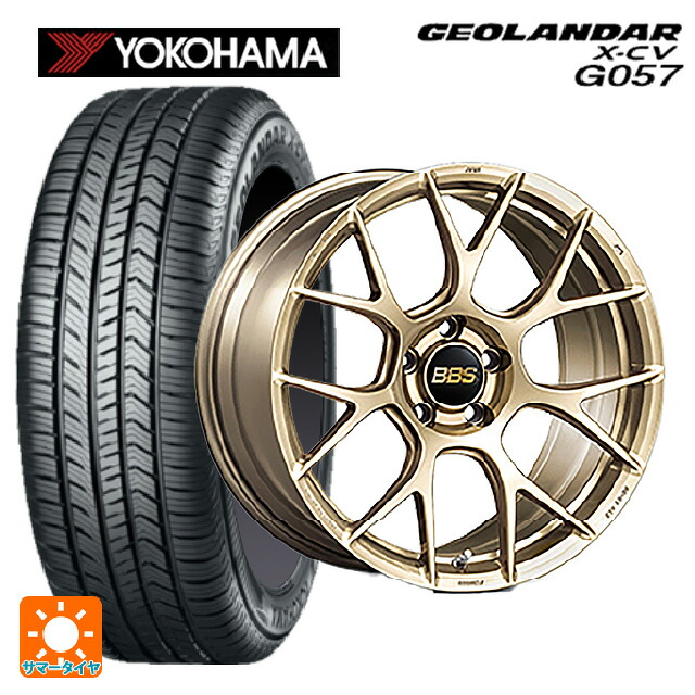 255/45R20 105W XL ヨコハマ ジオランダー X-CV G057 正規品 BBS RE-V7 GL 20-8J 国産車用 サマータイヤホイール4本セット