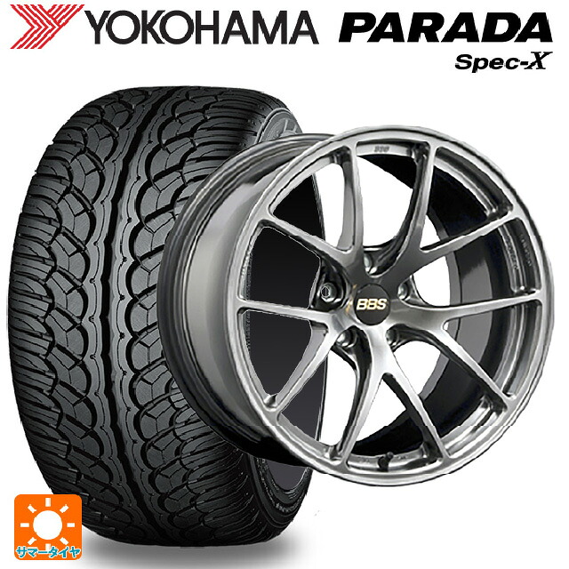 トヨタ bZ4X(11/15系)用 235/60R18 103V ヨコハマ パラダ PA02 BBS RI-A DB 新品サマータイヤホイール 4本セット