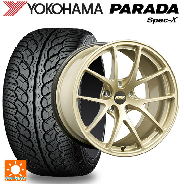 235/60R18 103V ヨコハマ パラダ PA02 BBS RI-A GL 18-8J 国産車用 サマータイヤホイール4本セット|タイヤホイール専門店コニシタイヤ