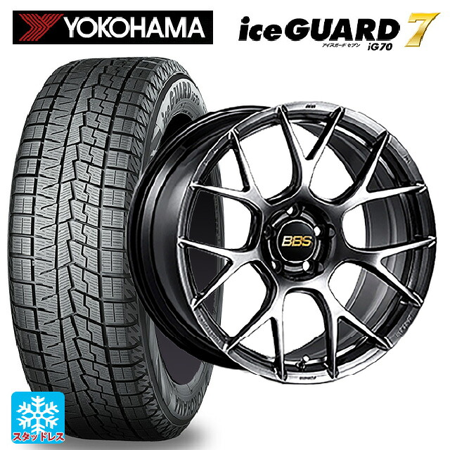 トヨタ アルファード(40系)用 245/45R20 103Q ヨコハマ アイスガード7(IG70) # BBS RE-V7 DB 新品スタッドレスタイヤホイール 4本セット
