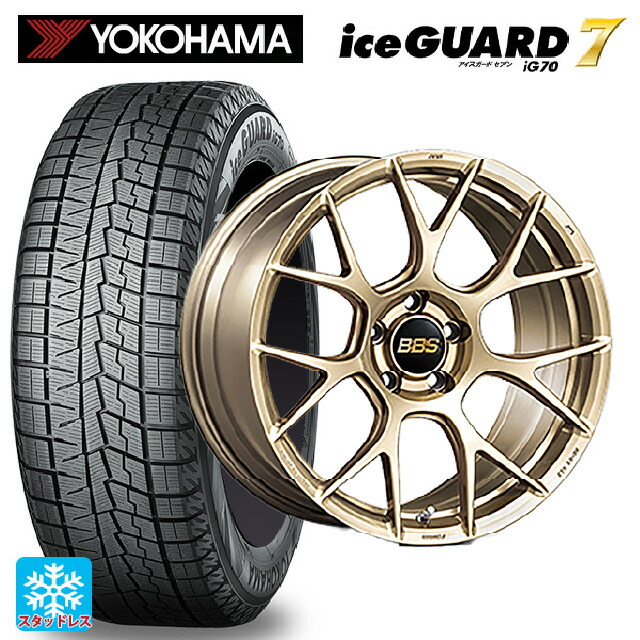 トヨタ アルファード(40系)用 245/45R20 103Q ヨコハマ アイスガード7(IG70) # BBS RE-V7 GL 新品スタッドレスタイヤホイール 4本セット