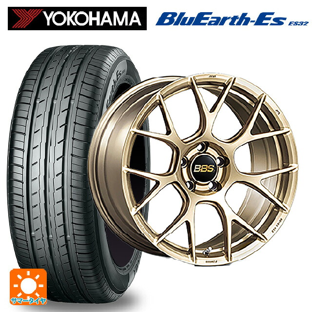 トヨタ GR86(ZN8)用 225/40R18 92W ヨコハマ ブルーアースEs ES32 BBS RE-V7 GL 新品サマータイヤホイール 4本セット