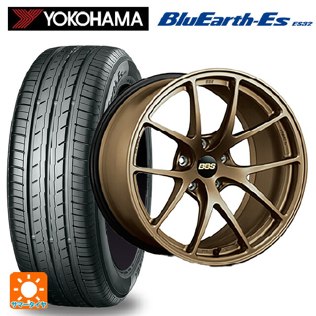 225/45R18 95W ヨコハマ ブルーアースEs ES32 BBS RI-A MBZ 18-7.5J 国産車用 サマータイヤホイール4本セット|タイヤホイール専門店コニシタイヤ