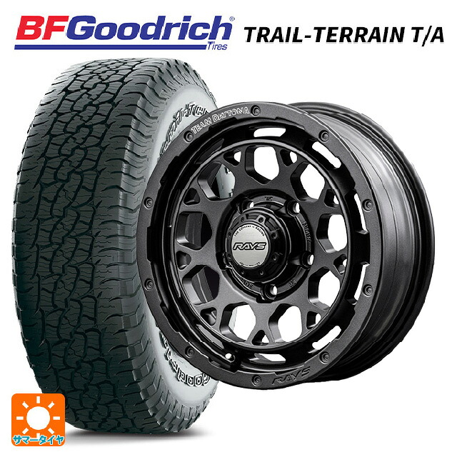トヨタ RAV4(50系)用 245/65R17 111T XL BFグッドリッチ トレイルテレーン T/A ホワイトレター 正規品 レイズ チームデイトナ M9+ スペックm AOJ 新品サマータイヤホイール 4本セット