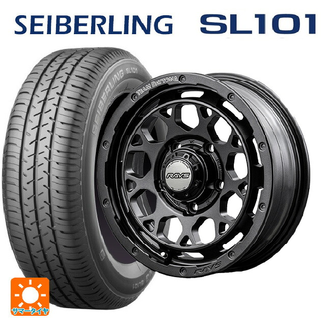 215/65R16 98S セイバーリング セイバーリング SL101(ブリヂストン工場生産） レイズ チームデイトナ M9+ スペックm AOJ 16-7J 国産車用 サマータイヤホイール4本セット