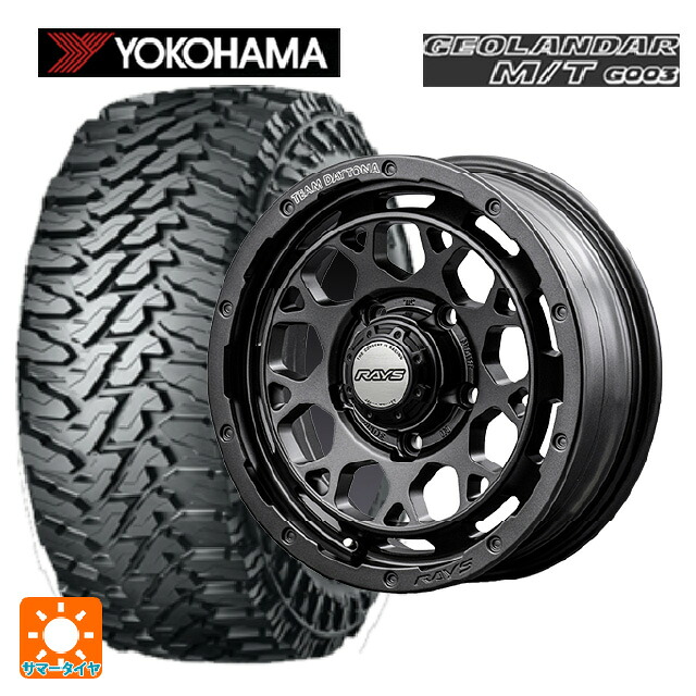 ミツビシ デリカD5(3DA系)用 225/70R16 103S ヨコハマ ジオランダー M/T G003 正規品 # レイズ チームデイトナ M9+ スペックm # AOJ 新品サマータイヤホイール 4本セット｜タイヤホイール専門店コニシタイヤ