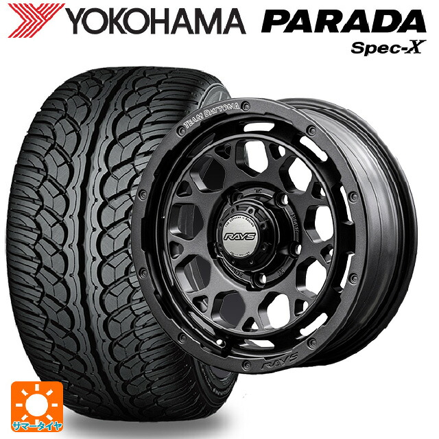 トヨタ bZ4X(11/15系)用 235/60R18 103V ヨコハマ パラダ PA02 レイズ チームデイトナ M9+ スペックm AOJ 新品サマータイヤホイール 4本セット