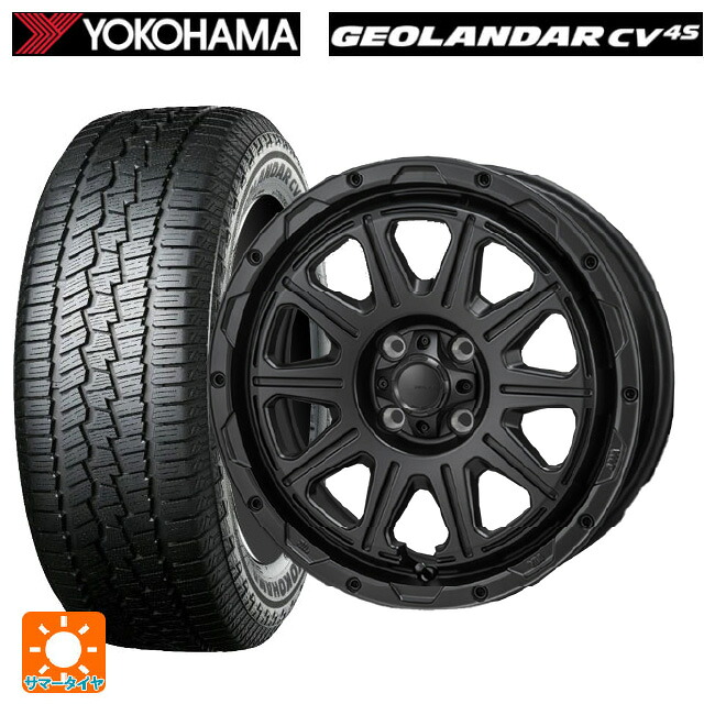 195/65R16 92H ヨコハマ ジオランダー CV G058 正規品 ジャパン三陽 ハイブロック レグルス サテンブラック 16-6J 国産車用 サマータイヤホイール4本セット｜タイヤホイール専門店コニシタイヤ