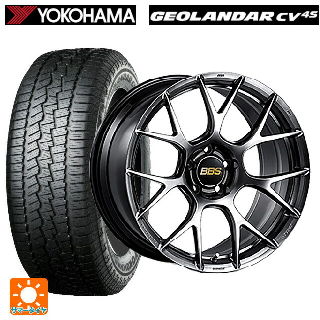 マツダ CX-5(KM系)用 225/60R18 100H ヨコハマ ジオランダー CV G058 正規品 BBS RE-V7 DB 新品サマータイヤホイール 4本セット|タイヤホイール専門店コニシタイヤ