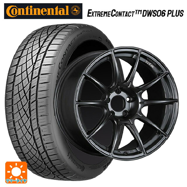 235/35R19 91Y XL コンチネンタル エクストリームコンタクト DWS06プラス 正規品 # タナベ SSR GT X01 フラットブラック 19-8.5J 国産車用 サマータイヤホイール4本セット