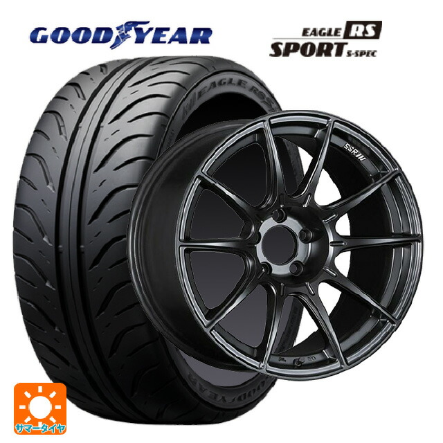 トヨタ GRカローラ(4BA-GZEA14H)用 235/40R18 91W グッドイヤー イーグル RS スポーツ S-スペック タナベ SSR GT X01 フラットブラック 新品サマータイヤホイール 4本セット