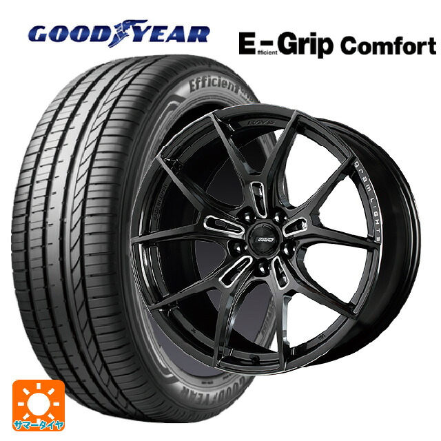 トヨタ GR86(ZN8)用 215/40R18 89W XL グッドイヤー エフィシェントグリップ コンフォート レイズ グラムライツ 57エフエックスズィー AAC 新品サマータイヤホイール 4本セット