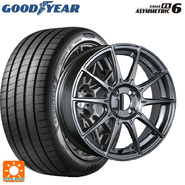 225/45R17 94Y XL グッドイヤー イーグル F1 アシメトリック6 タナベ SSR GT X01 ダークシルバー 17-7J 国産車用 サマータイヤホイール4本セット