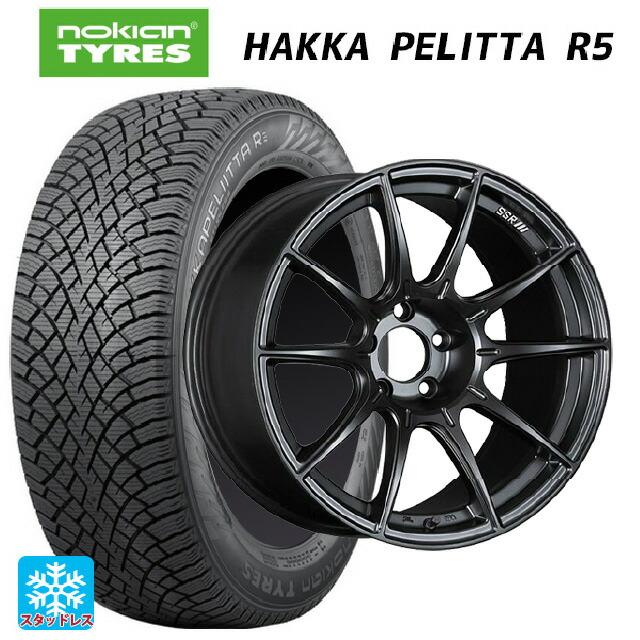 スバル レヴォーグ(VN系)用 225/40R19 93T XL ノキアン ハッカペリッタR5 タナベ SSR GT X01 フラットブラック 新品スタッドレスタイヤホイール 4本セット｜タイヤホイール専門店コニシタイヤ