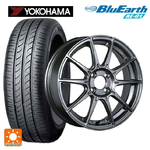 175/60R16 82H ヨコハマ ブルーアース AE01 タナベ SSR GT X01 ダークシルバー 16-6.5J 国産車用 サマータイヤホイール4本セット|タイヤホイール専門店コニシタイヤ