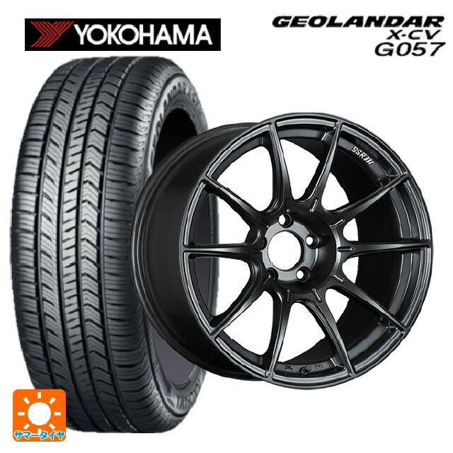225/45R19 96W XL ヨコハマ ジオランダー X-CV G057 正規品 タナベ SSR GT X01 フラットブラック 19-8.5J 国産車用 サマータイヤホイール4本セット 152,985円
