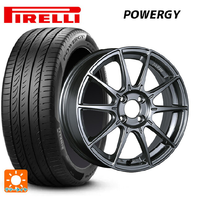 2023年製 225/65R17 102H ピレリ パワジー 正規品 # タナベ SSR GT X01 ダークシルバー 17-7J 国産車用 サマータイヤホイール4本セット