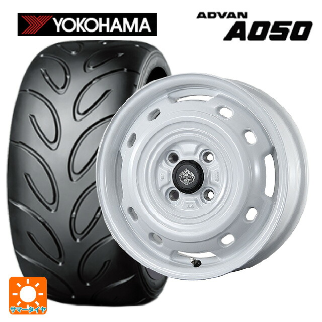 165/55R14 72V ヨコハマ アドバン A050 コンパウンド M 正規品 トピー ランドフット XFG WH 14-4.5J 国産車用 サマータイヤホイール4本セット