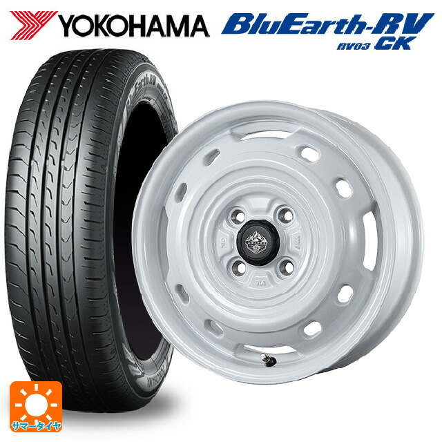 165/70R14 81H ヨコハマ ブルーアース RV03CK トピー ランドフット XFG WH 14-4.5J 国産車用 サマータイヤホイール4本セット|タイヤホイール専門店コニシタイヤ