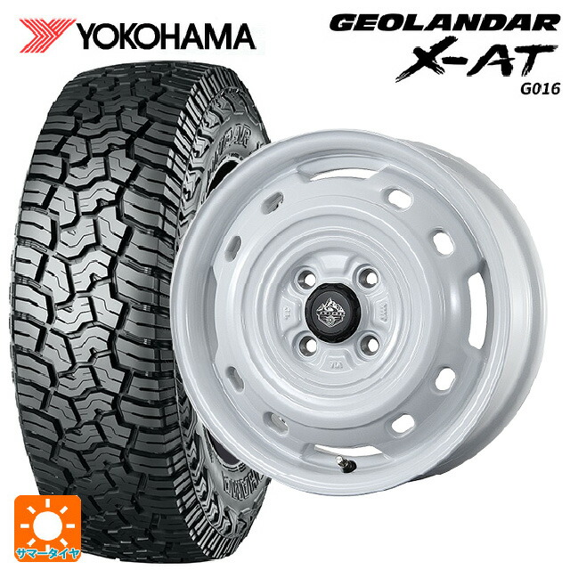 165/60R15 77H ヨコハマ ジオランダー X-AT G016 ブラックレター 正規品 # トピー ランドフット XFG WH 15-4.5J 国産車用 サマータイヤホイール4本セット|タイヤホイール専門店コニシタイヤ