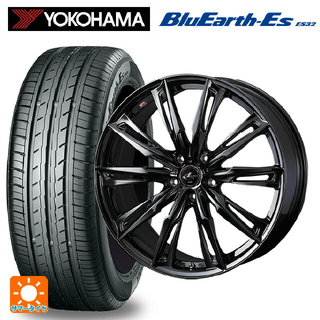ホンダ ステップワゴン(RP6~8)用 225/40R18 92W ヨコハマ ブルーアースEs ES32 ウェッズ レオニス GX HYPER BMC 新品サマータイヤホイール 4本セット