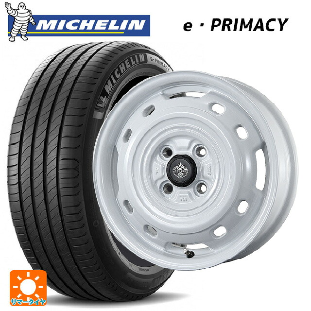 155/65R14 79H XL ミシュラン Eプライマシー 正規品 トピー ランドフット XFG WH 14-4.5J 国産車用 サマータイヤホイール4本セット